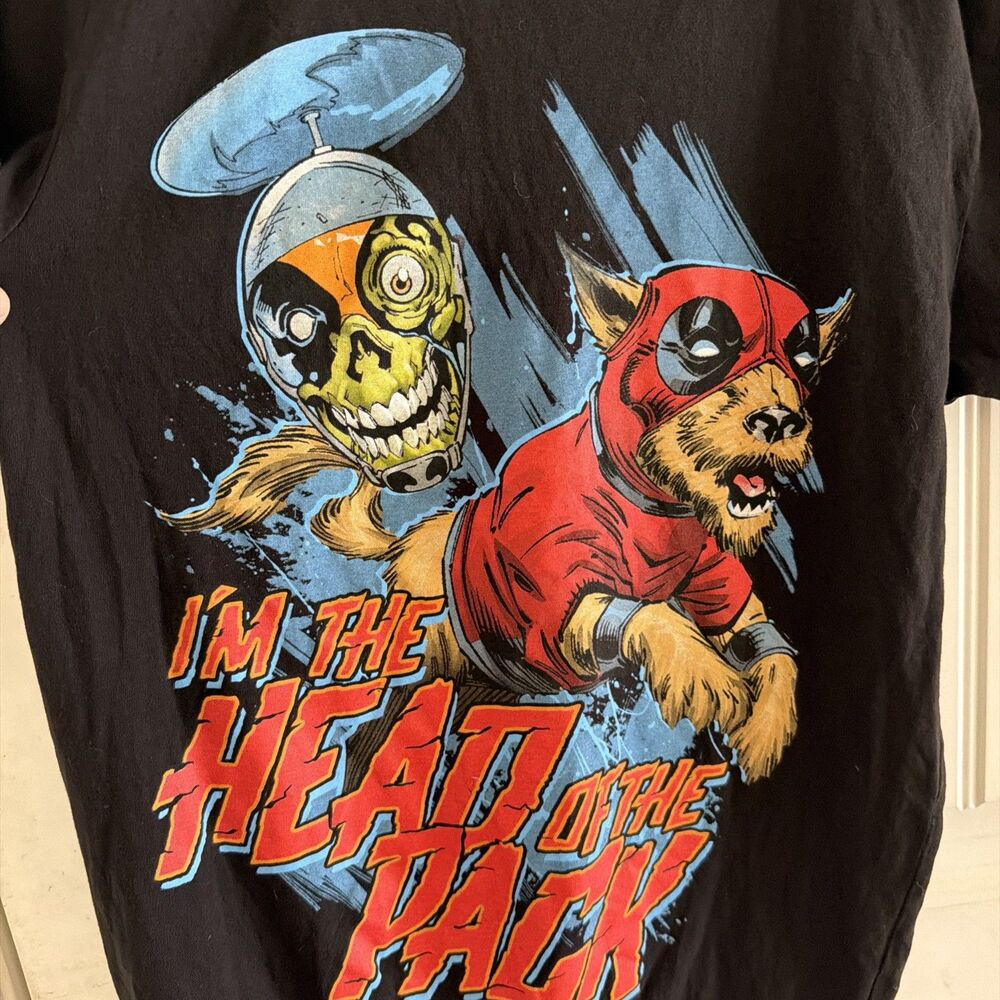 Im the Head of the Pack Halloween Style Dog & Cat T-Shirt  Marvel Size S